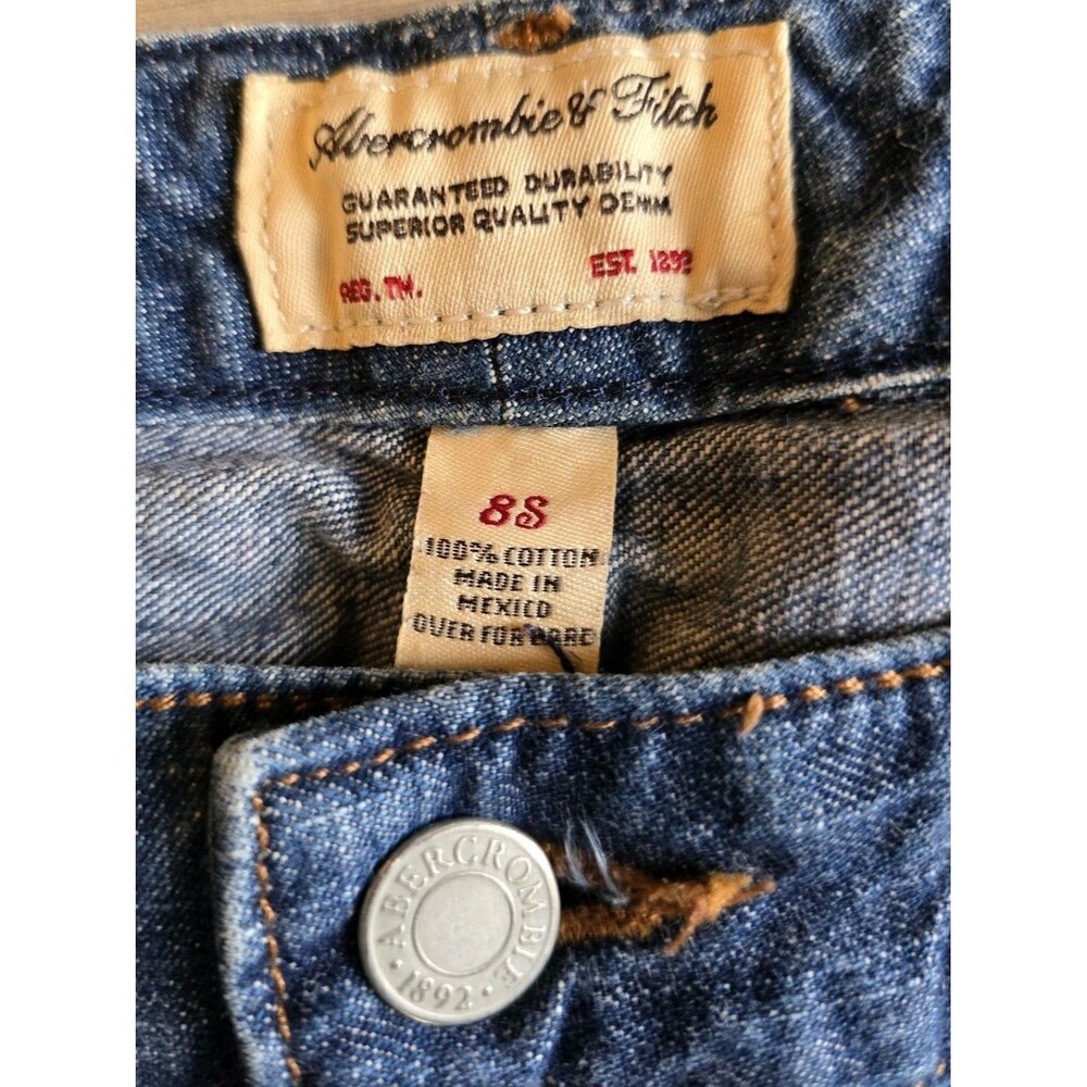 Abercrombie &‎ Fitch Sz 8S Women's Jeans Bootcut Flare 29" Inseam - Picture 2 of 10